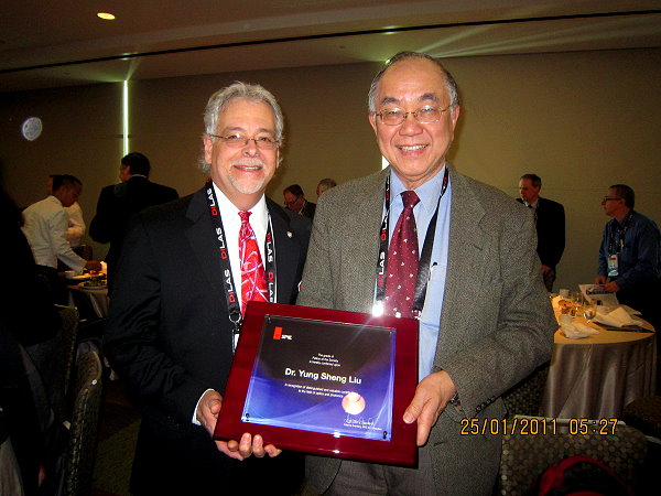 劉容生教授榮獲2011年「國際光電學會」(SPIE) 會士之殊榮