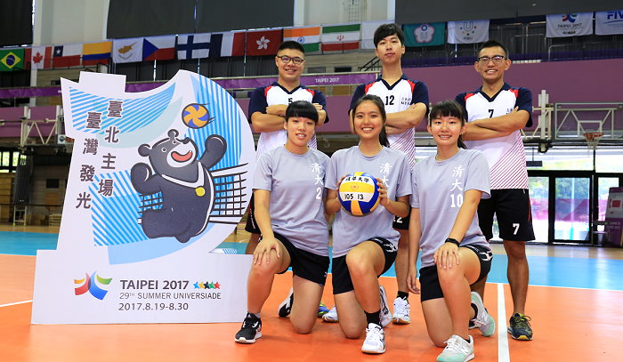 c世大運排球賽在清華 百位學生志工出動