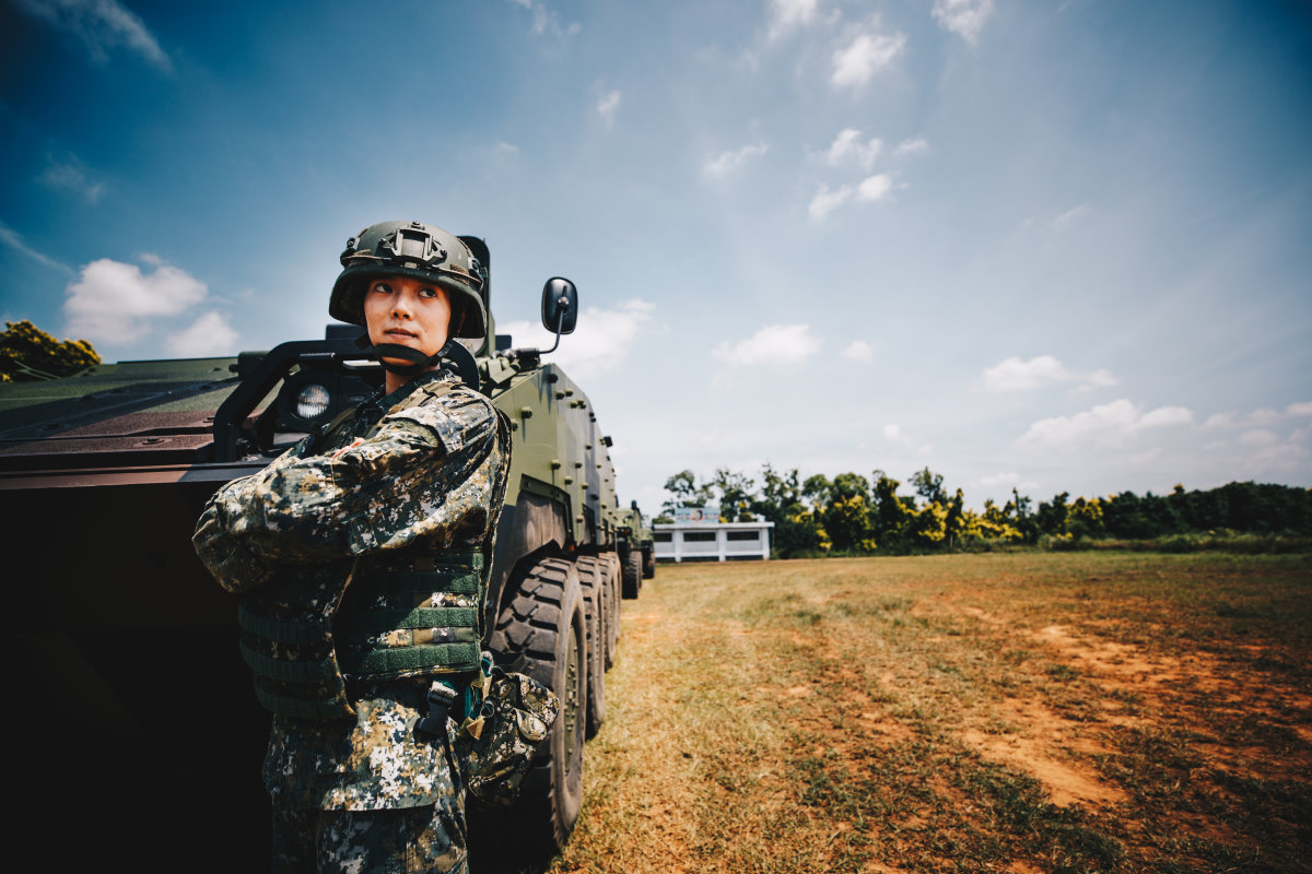 女性投入軍旅已經很常見，去年清華將星計畫便錄取了4名女生。(圖非將星生，軍聞社提供)