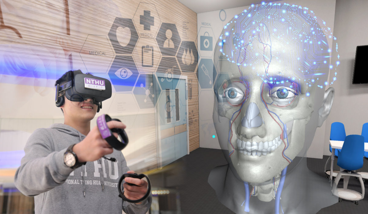 本校醫學科學系引進VR虛擬實境人體解剖系統