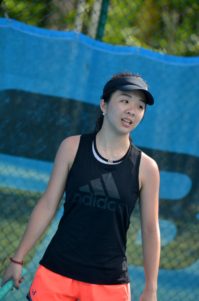 錄取清華將星計畫的莊庭羽曾拿下花蓮縣全運會的社會及高中職大學組網球女子團體賽第一名