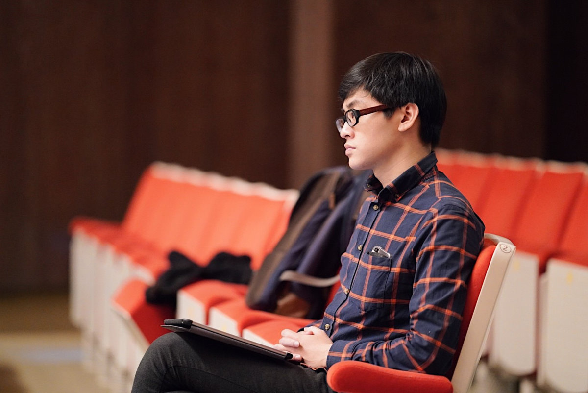 「我要做音樂！」課程講師周宣宏是高雄市管樂團駐團作曲家