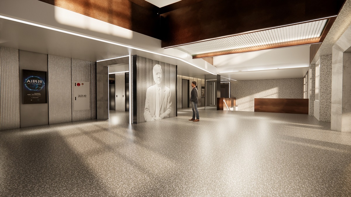 劉炯朗館一樓大廳設計模擬圖
