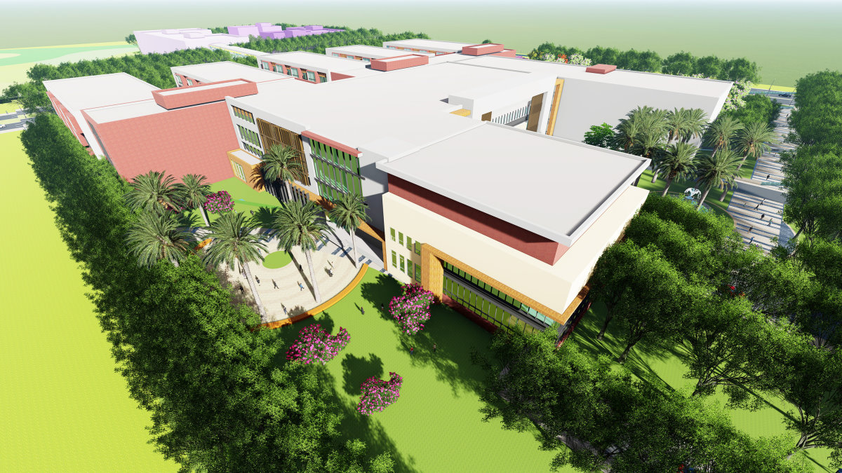 清華大學桃園醫院模擬圖