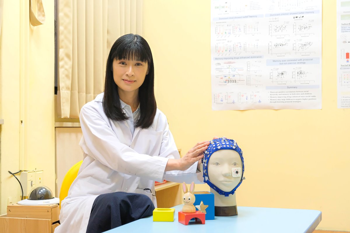 周育如老師發現幼兒與幼鼠社交階級形成的相似性
