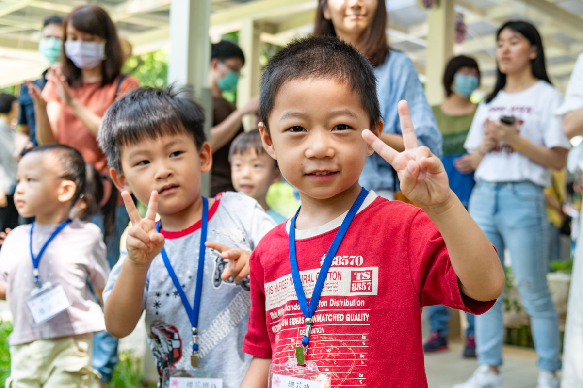 本校幼兒園10日舉辦新生體驗日活動，小朋友們開心玩耍