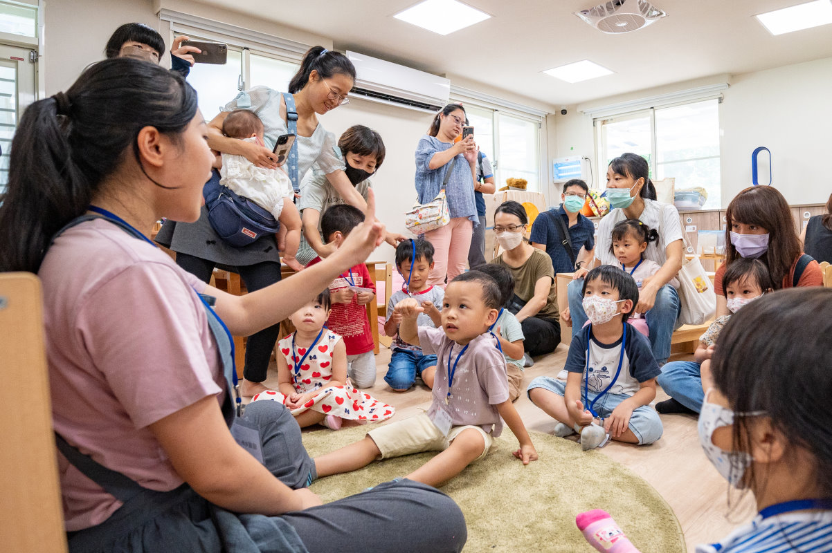 本校幼兒園10日舉辦新生體驗日活動，讓小朋友提前來認識環境