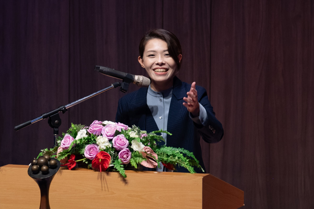 新竹市高虹安市長祝福梅竹賽事圓滿成功，選手師生樂在其中