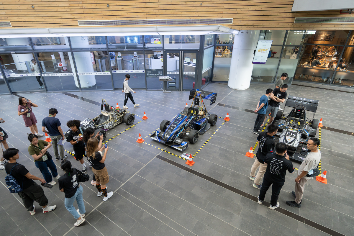 清大賽車工廠展示歷代賽車