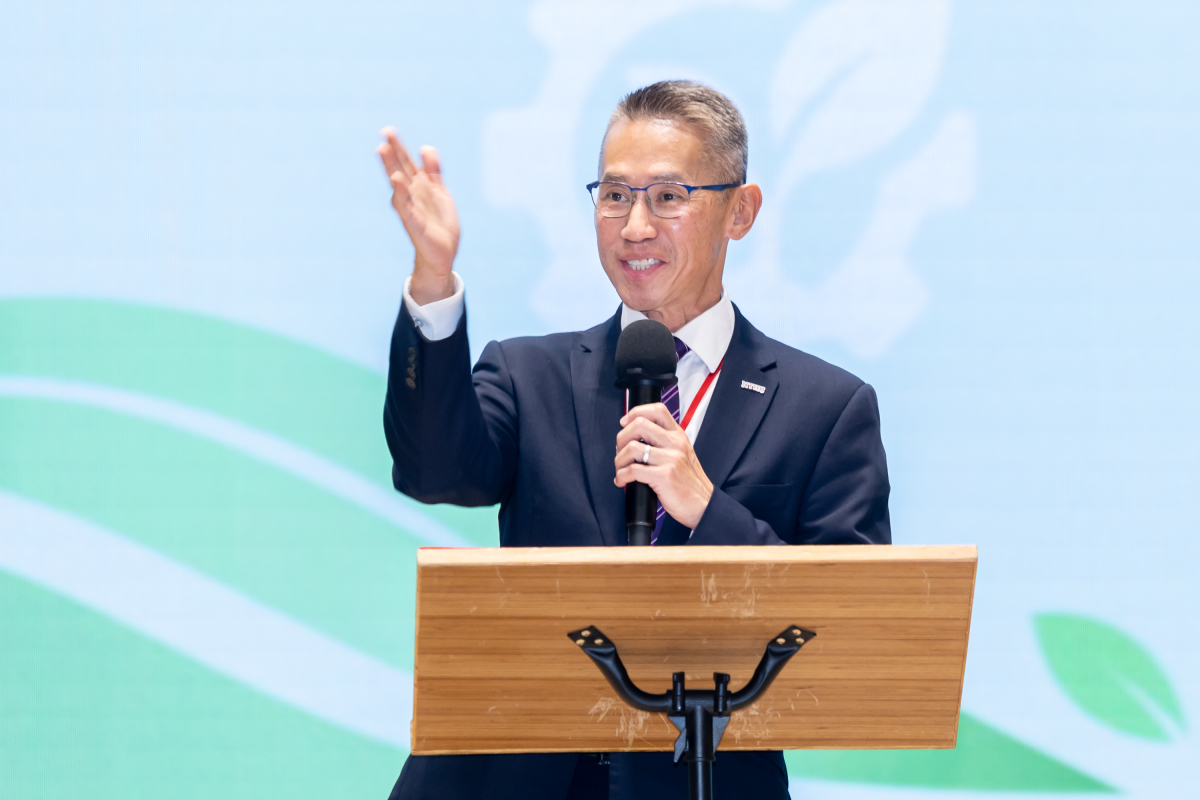 高為元校長在揭牌典禮期許，「永續」將如同「晶片」，成為清華及台灣的品牌