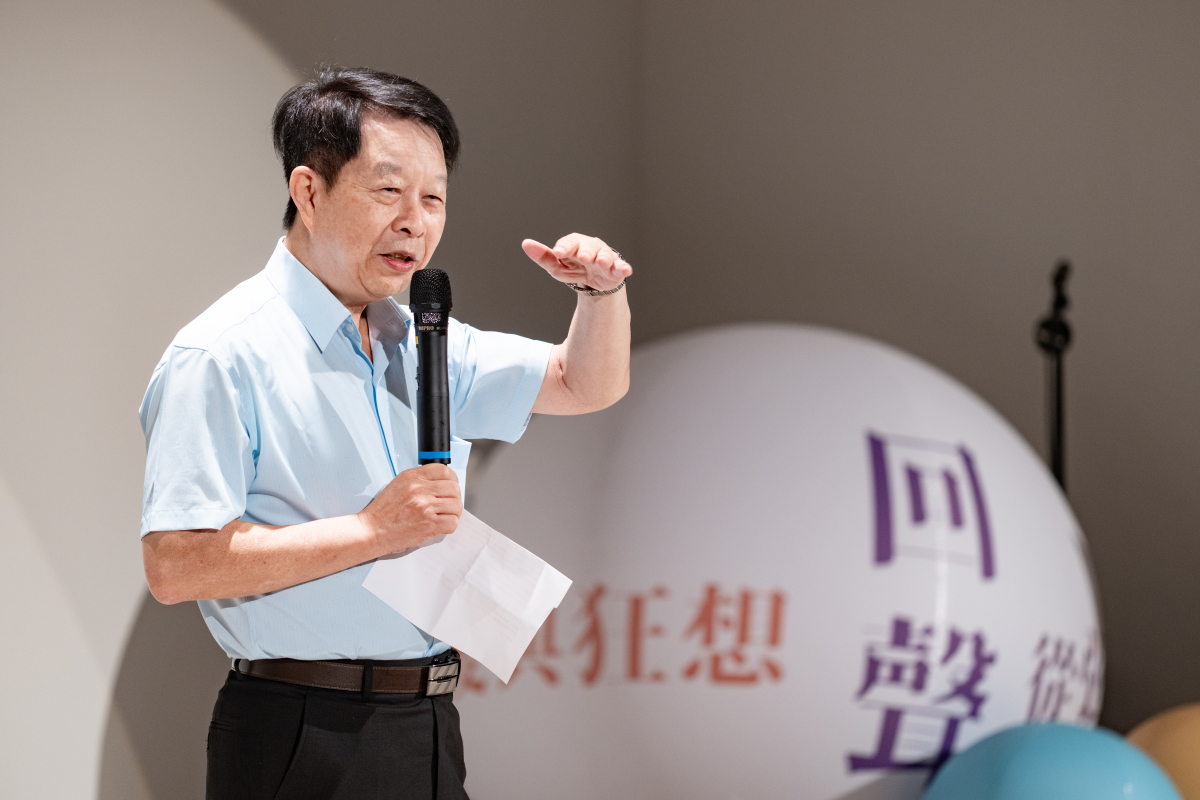 合勤集團朱順一董事長表示，與本校情感深厚，期盼演藝廳升級後成為服務師生與新竹市民的藝文聚點