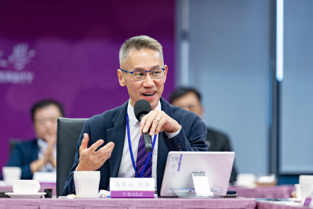 高為元校長感謝委員針對清華校務發展提出寶貴建言