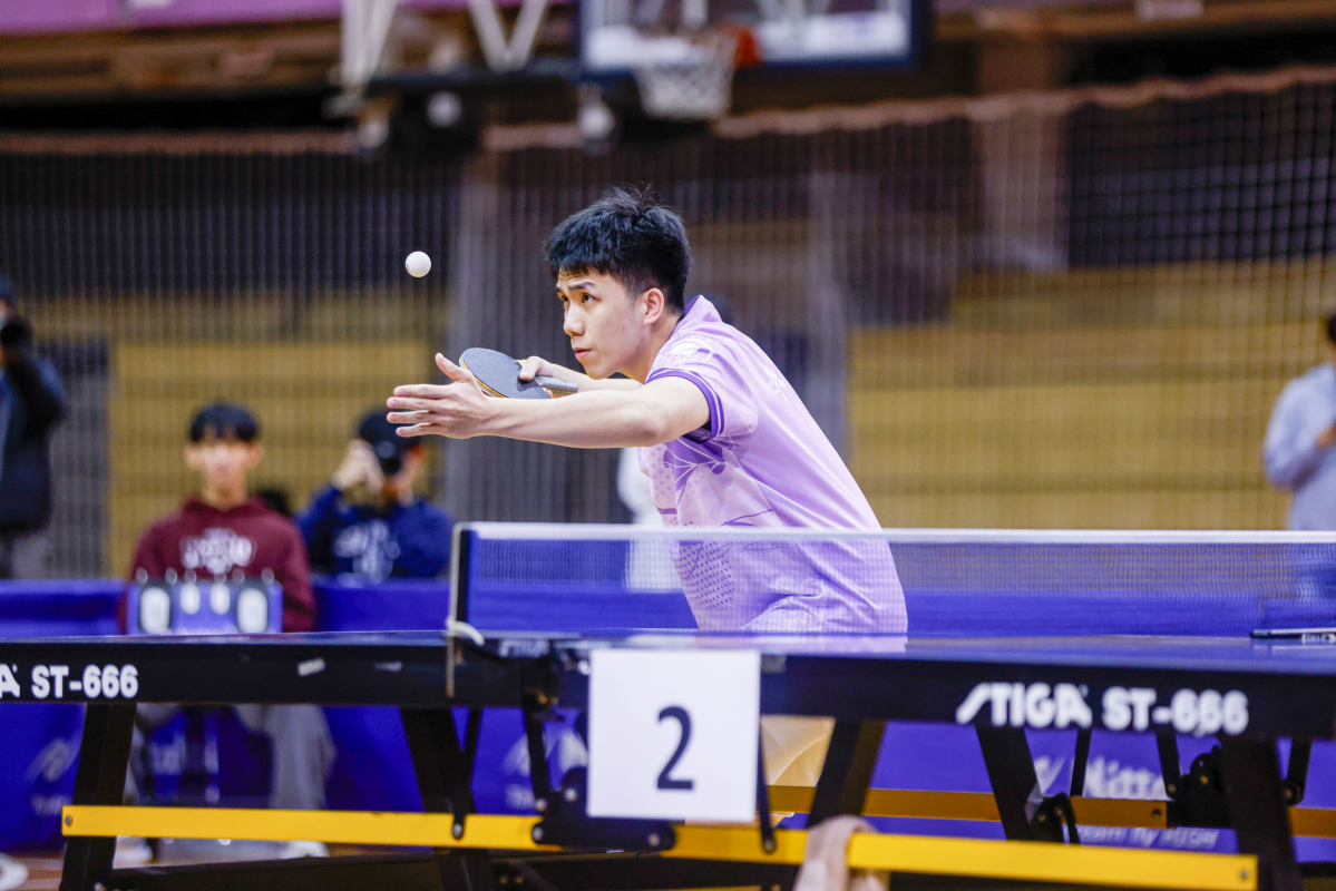 清華大學桌球隊以「團結、專注、超越」為訓，每場比賽都全力以赴