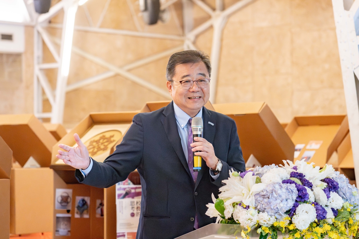 呂平江副校長表示之清華藝術節邁入第三屆，展現清華持續推動藝術教育與城市連結