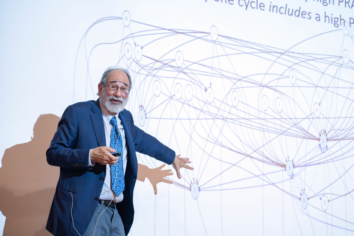 諾貝爾經濟學獎得主艾文．羅斯教授（Alvin E. Roth）4月20日在本校進行「市場設計與醫療」專題演講